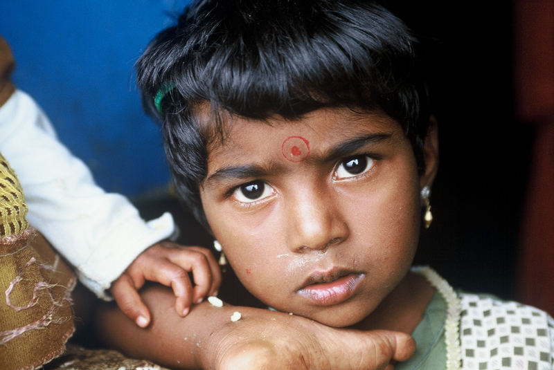 Mädchen aus Coonoor, Nilgiris Mountains,Südindien