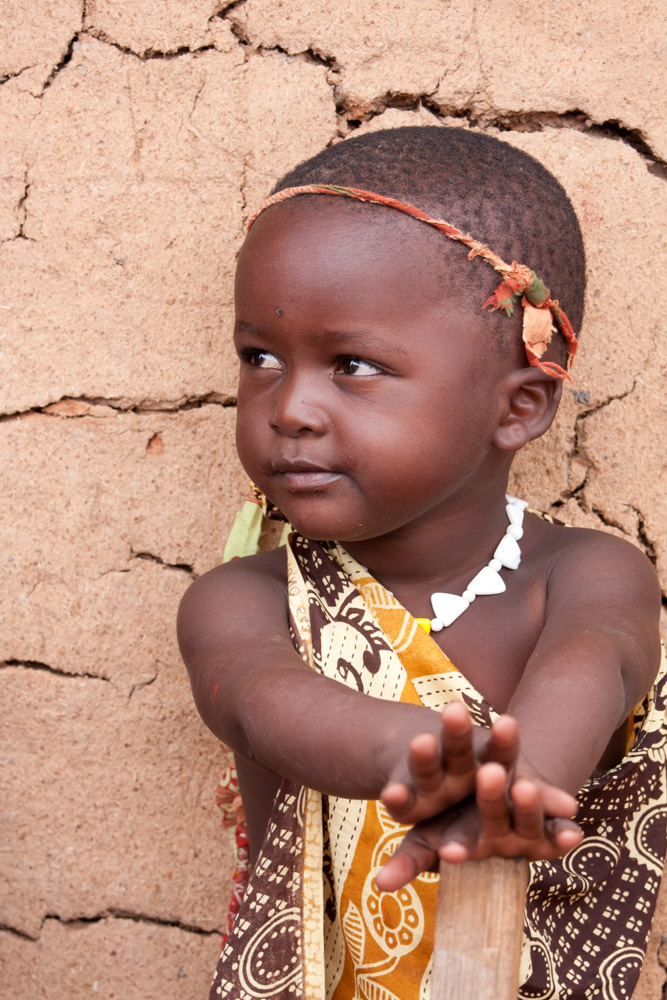 Mädchen aus dem Stamm der Maasai