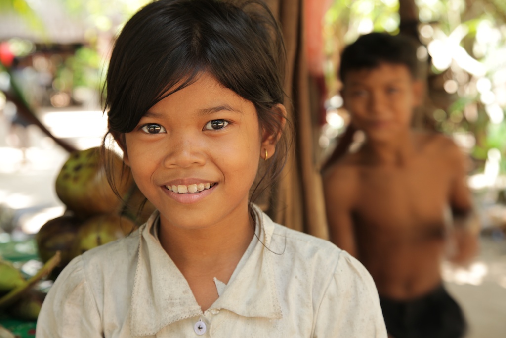 Mädchen aus Kambodscha