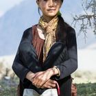 Mädchen aus Ladakh (indien)