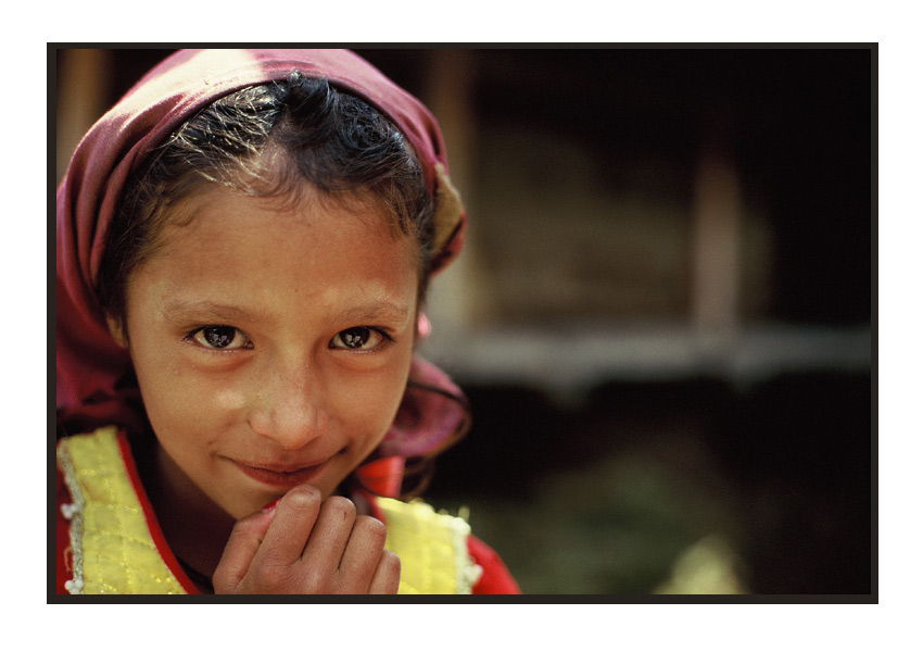 Mädchen aus Manali, Indien