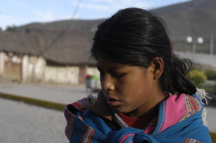 Mädchen aus Pisaq (Perú)