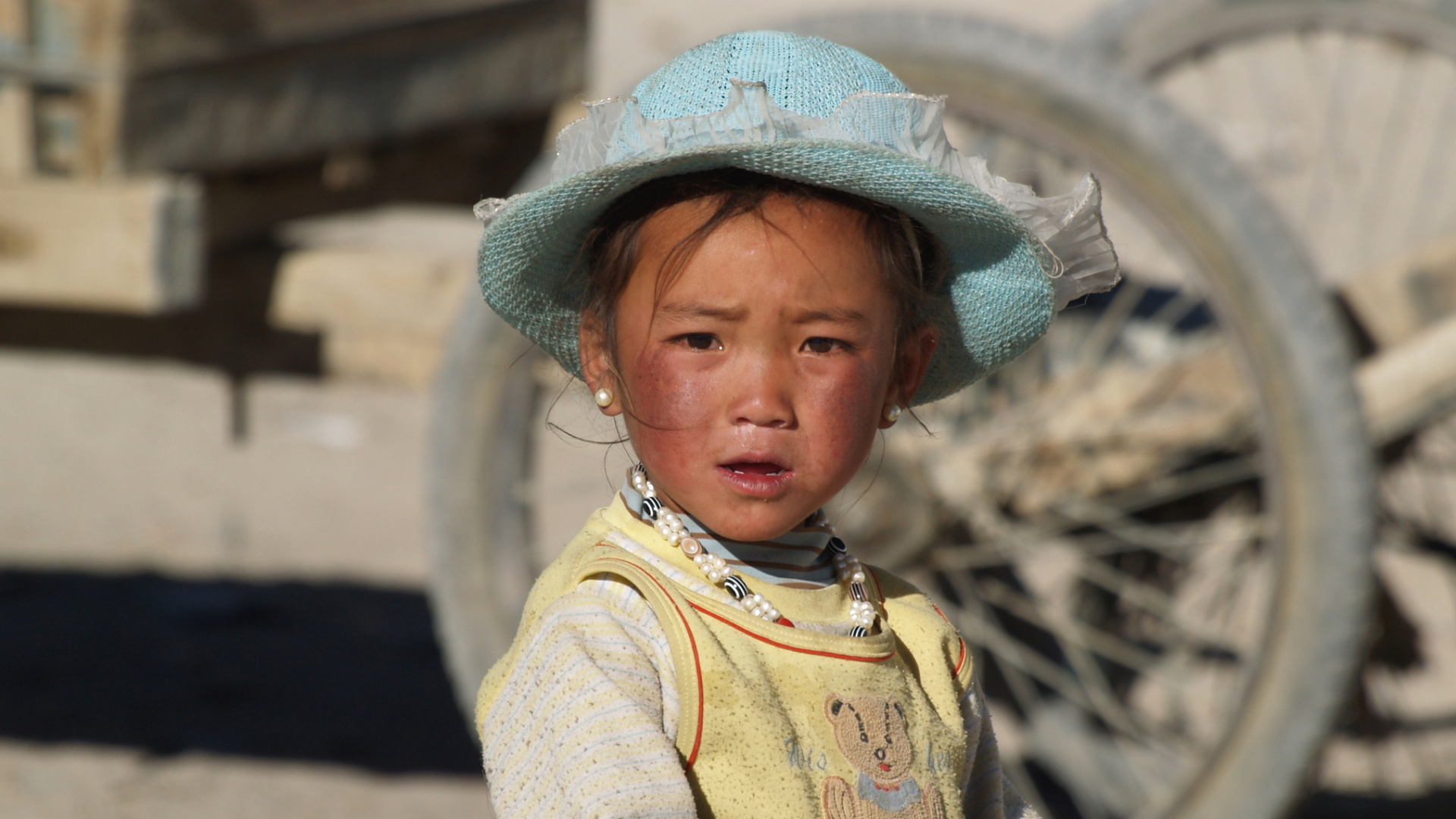 Mädchen aus Tibet