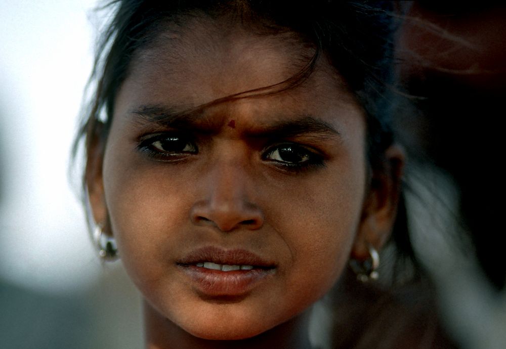 Mädchen beim Pushkar Mela