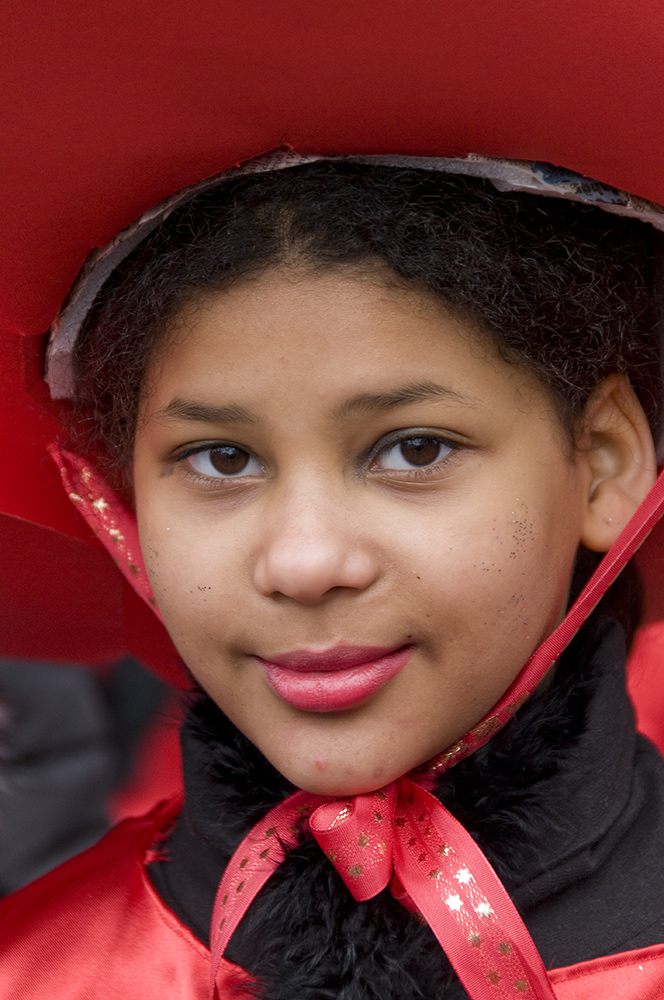 Mädchen beim Samba-Karneval in Bremen