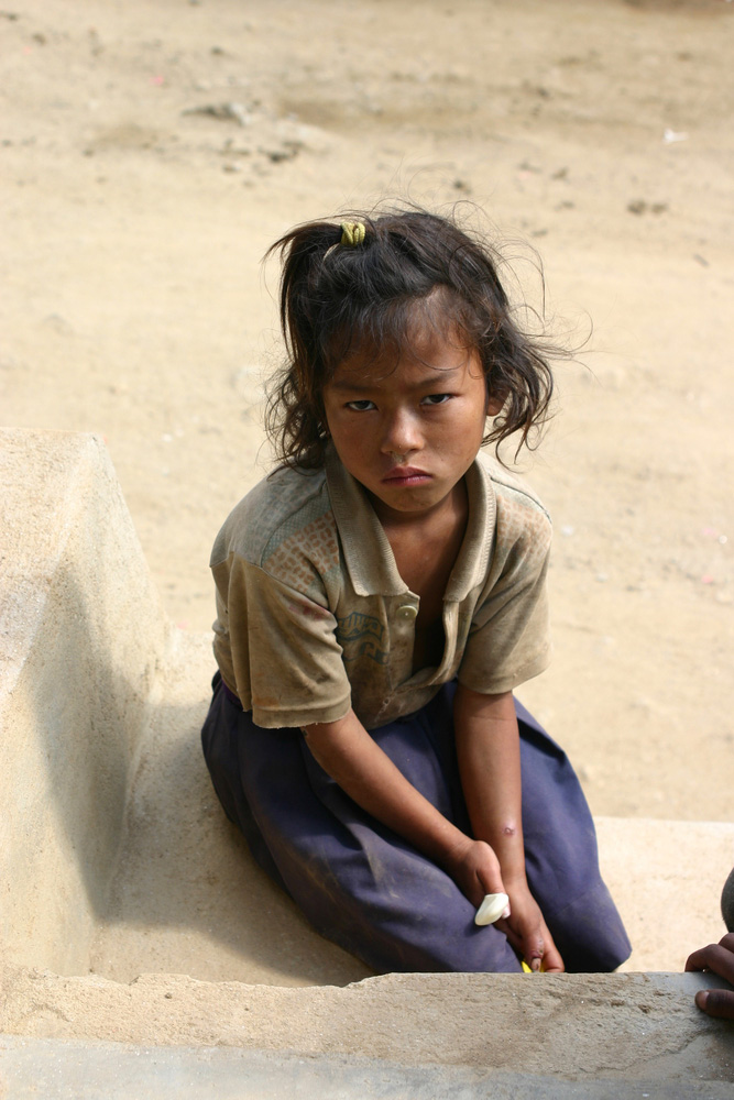 Mädchen Helambu/Nepal