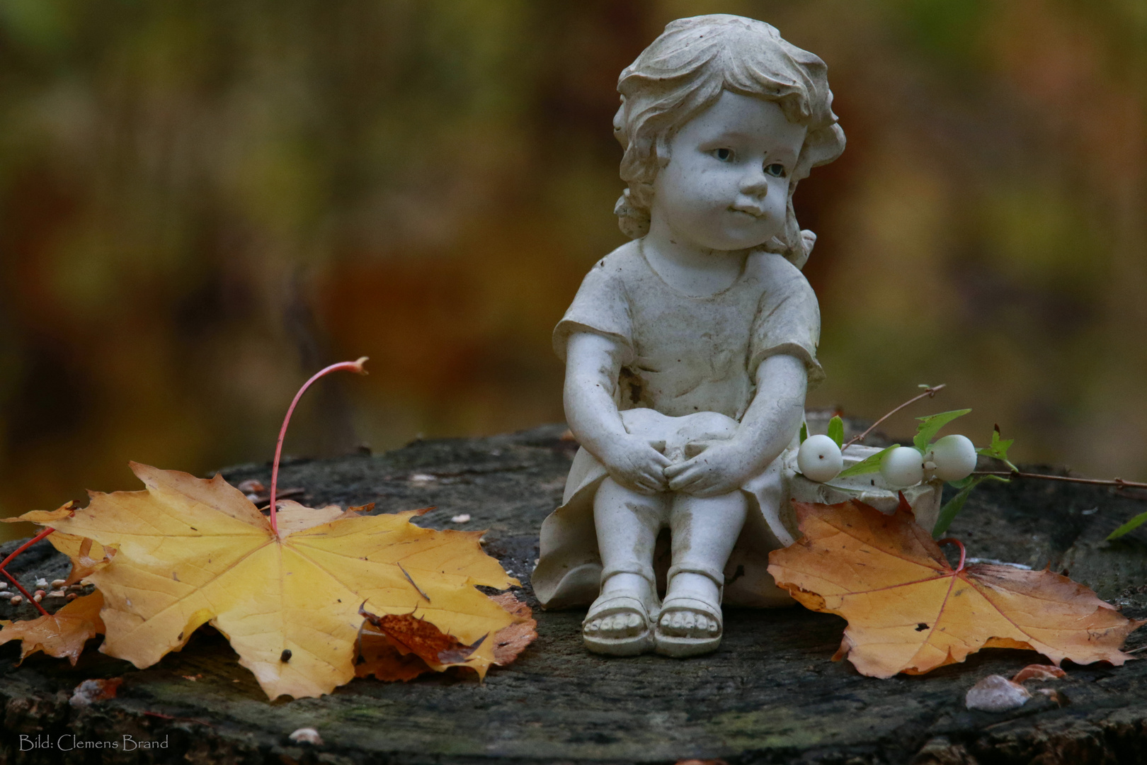 Mädchen im Herbst 