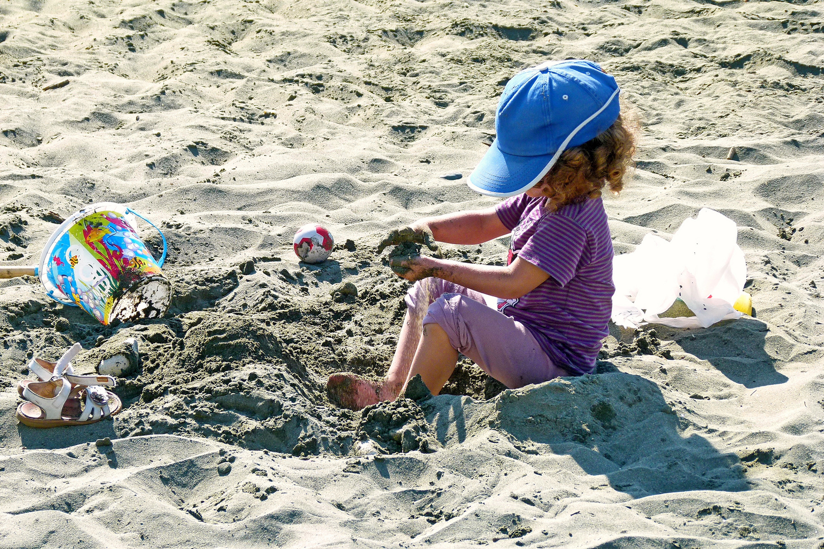 Mädchen im Sand