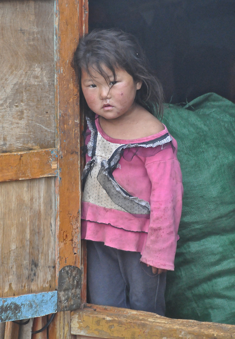 Mädchen in der Mongolei