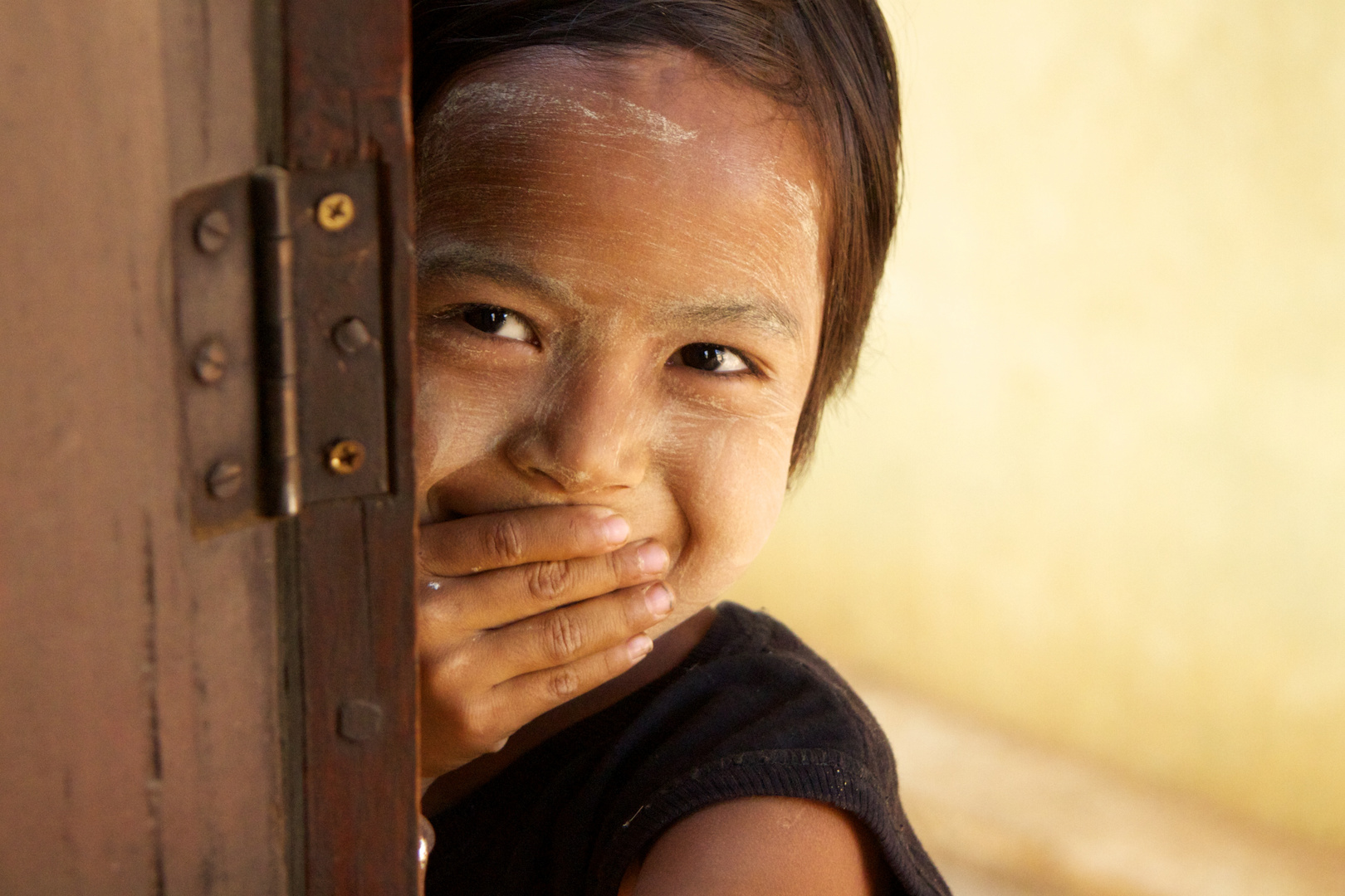 Mädchen in einer Dorfschule in Myanmar