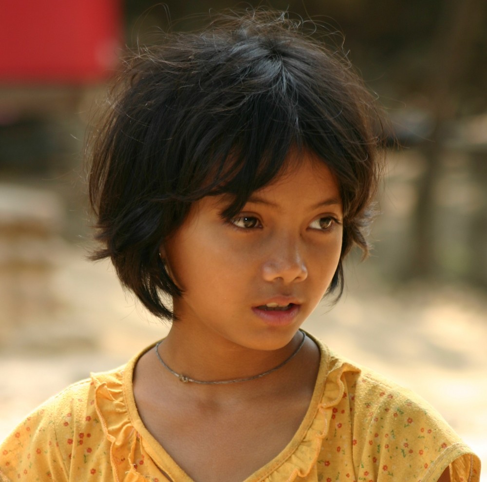Mädchen in Kambodscha