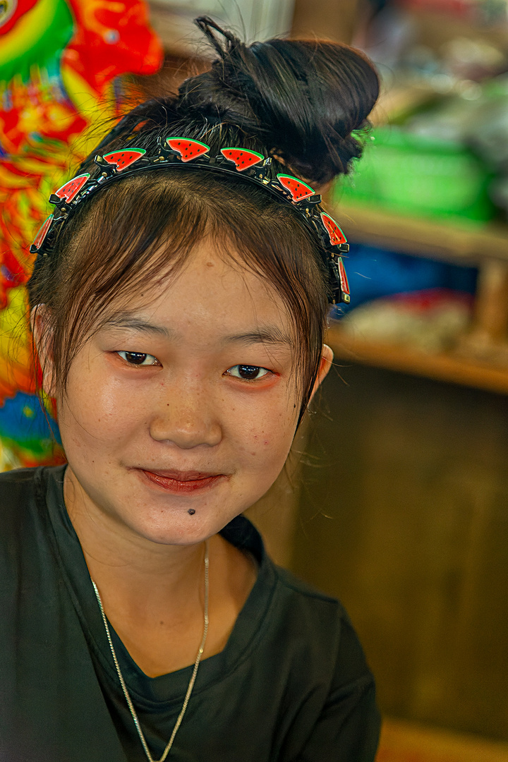 Mädchen in Luang Namtha #1