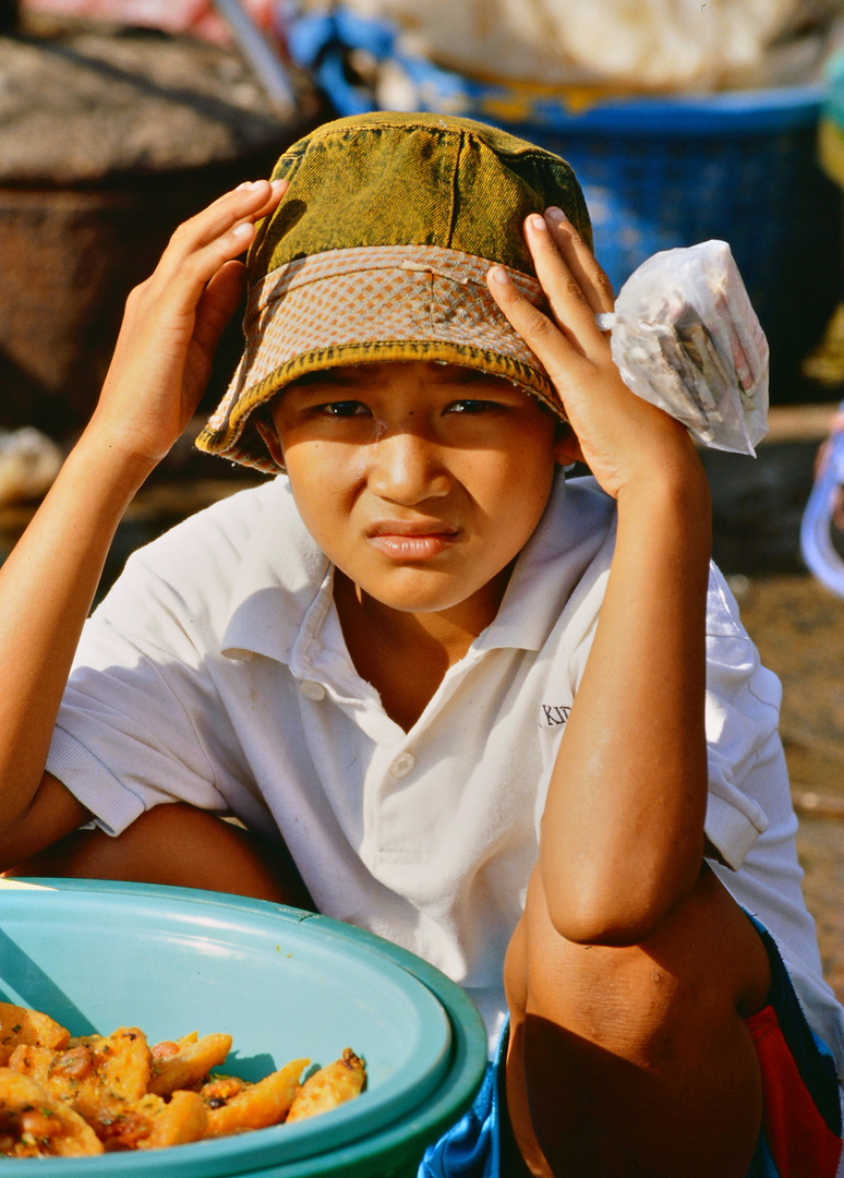 Mädchen in Phan Thiet