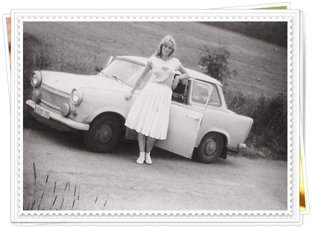 Mädchen mit Trabant