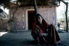 Mädchen - Rann von Kutch (Gujarat)