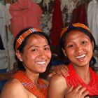 Mädchen vom Stamm der Konyak im Nagaland