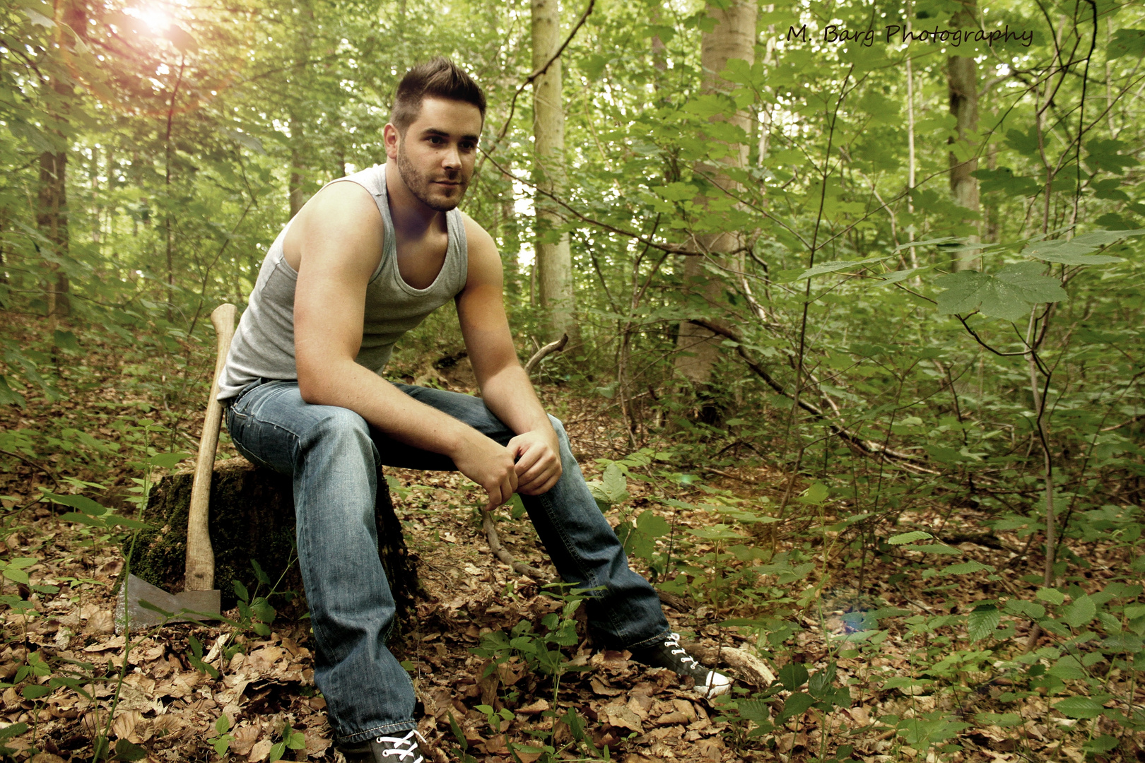 Männer allein im Wald Foto & Bild erwachsene menschen, menschen