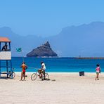 Männer am Strand