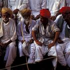 Männer beim Dussera Festival - Rajasthan 2000