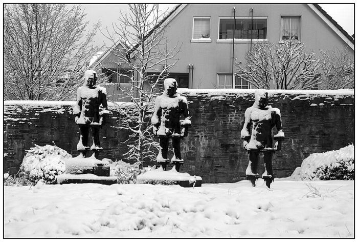 Männer im Schnee