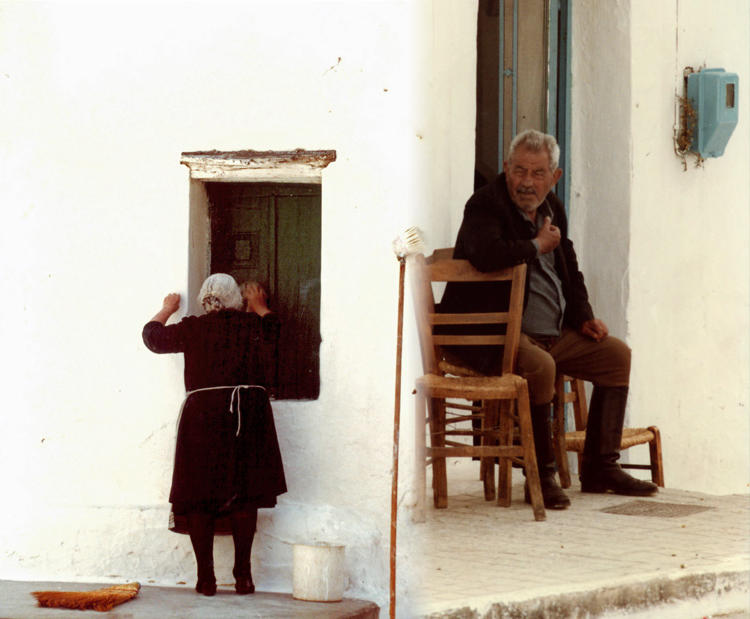 Männer und Frauen auf Kreta