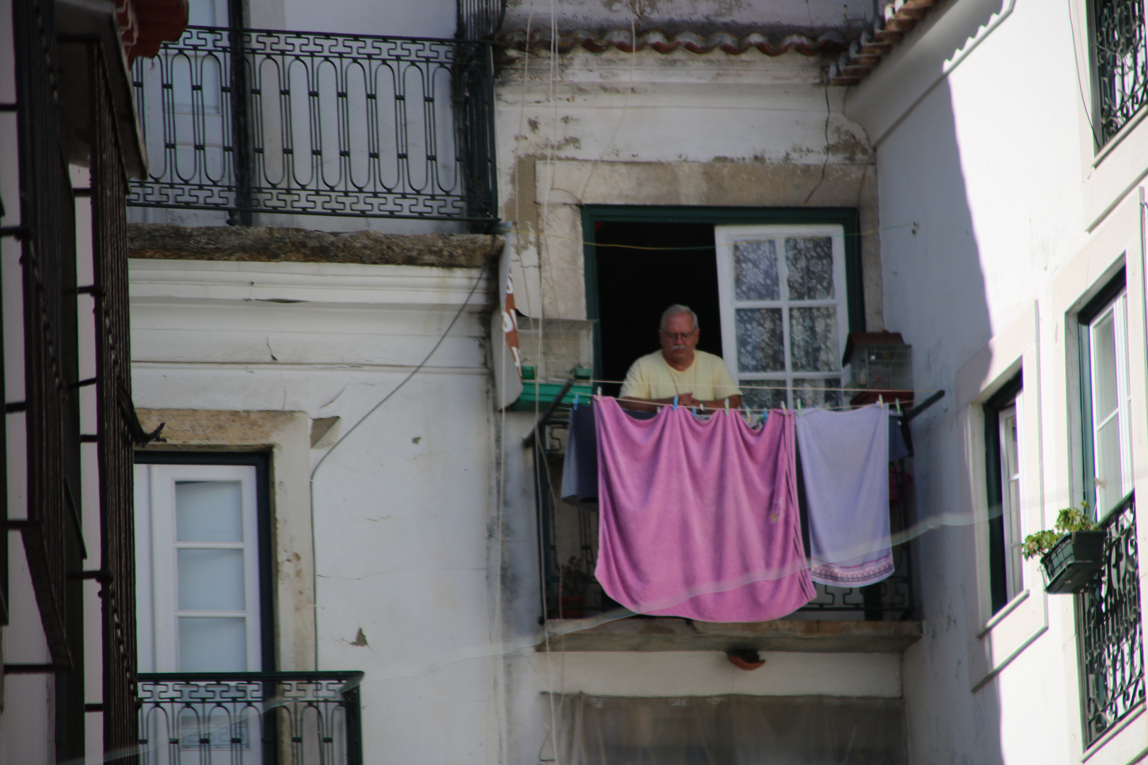 Männerwaschtag in Lissabon