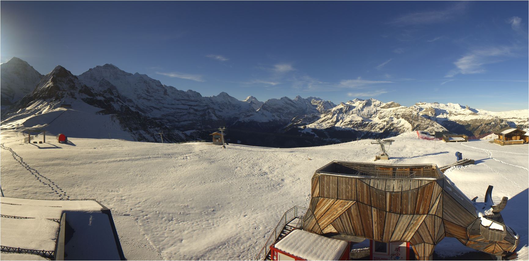 Männlichen Bergstation Wengen 07 11 2022 