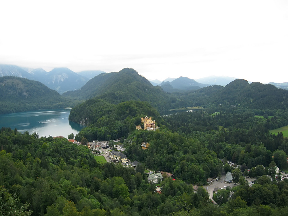 Märchenhafte Landschaft aus Bayern.