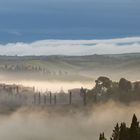 Märchenhafte Nebel Landschaft