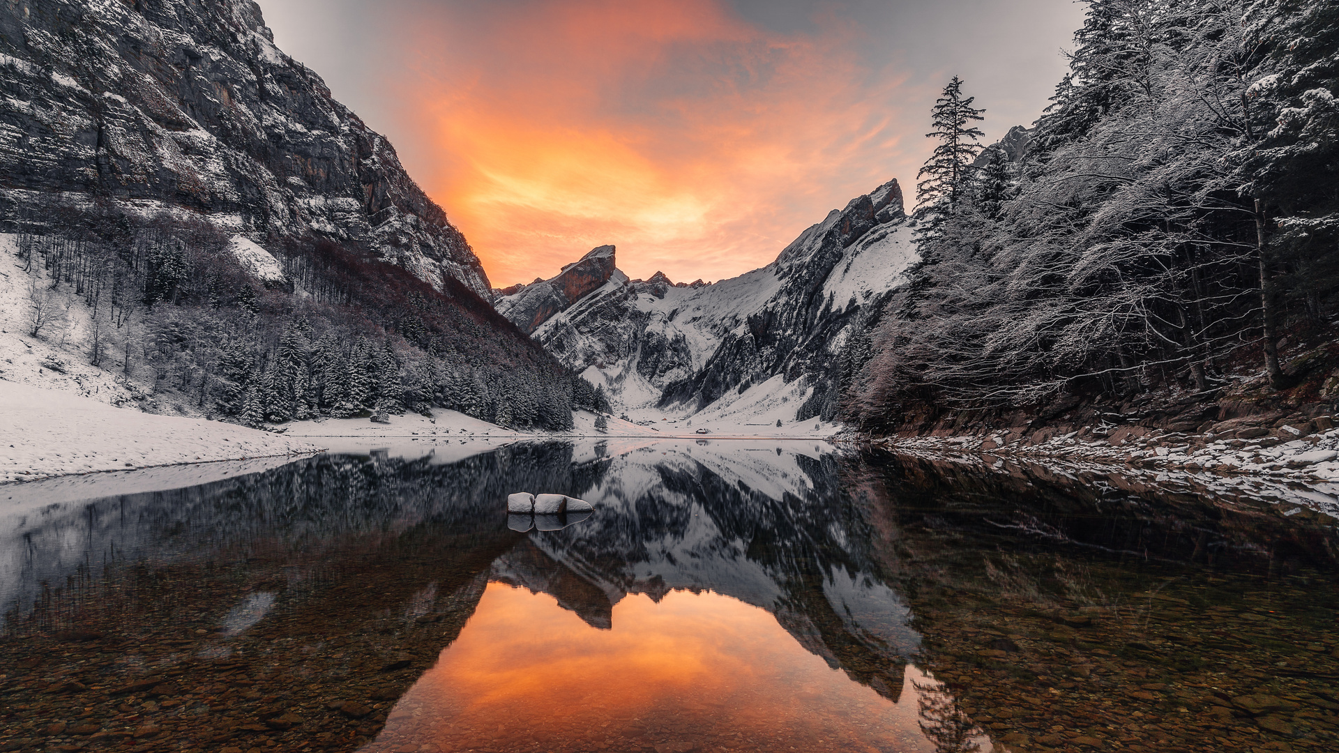 Märchenhafte Winterlandschaft