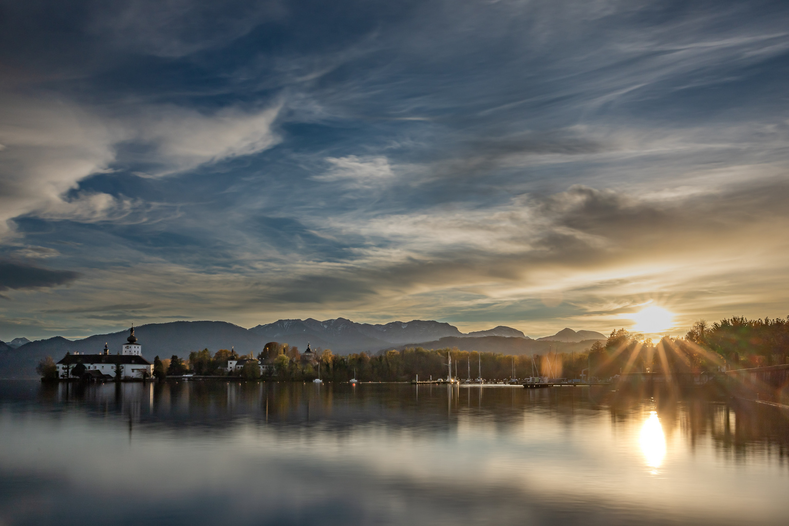 Märchenhafter Sonnenuntergang 