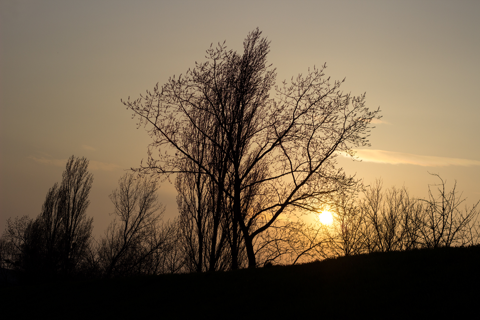 märchenhafter Sonnenuntergang