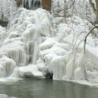 Märchenschloss aus Eis und Schnee