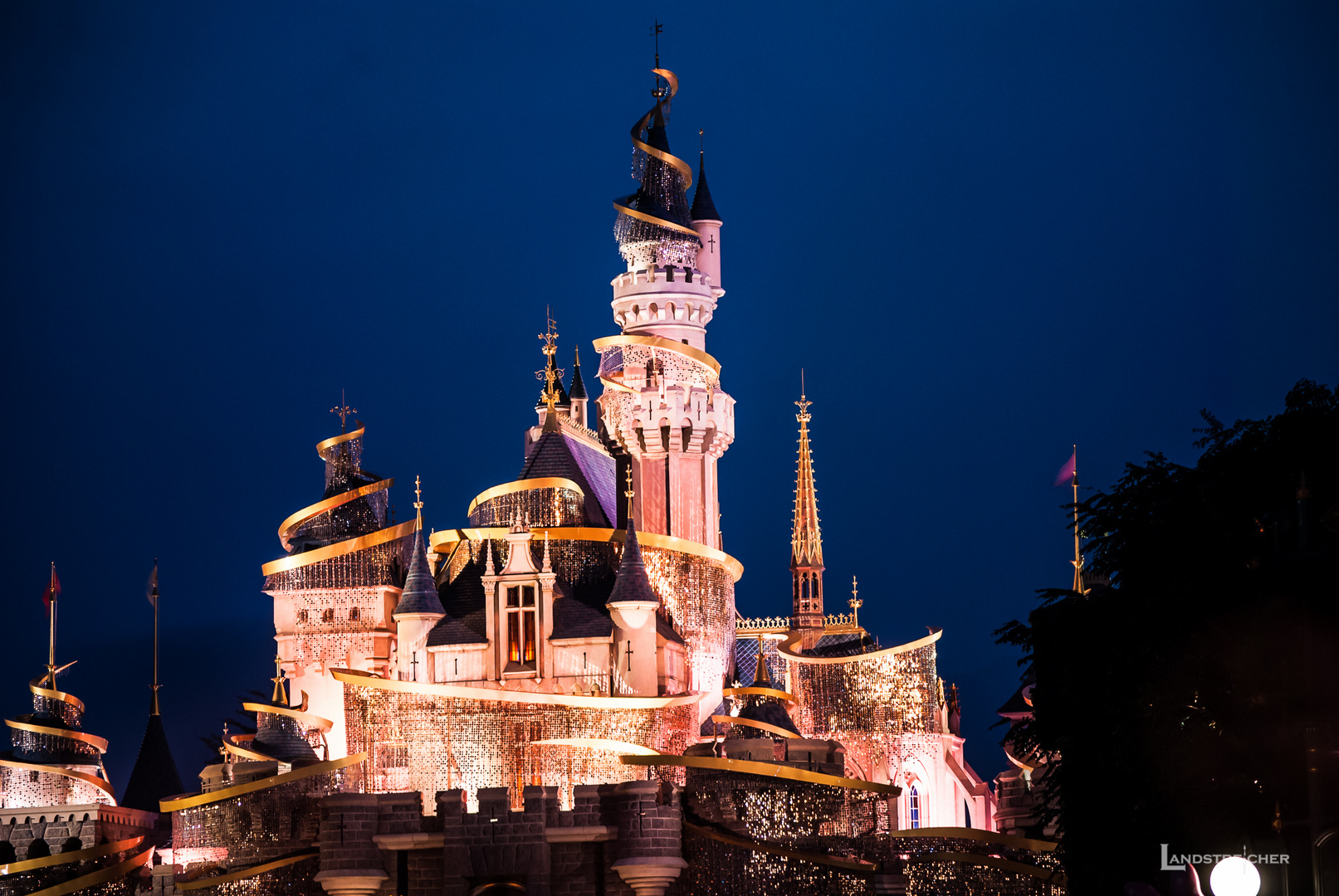 Märchenschloss im Disneyland Hong Kong