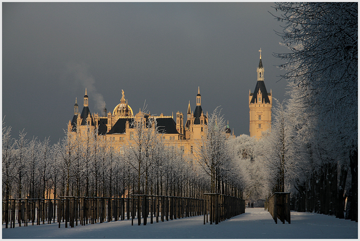 Märchenschloß im Schnee