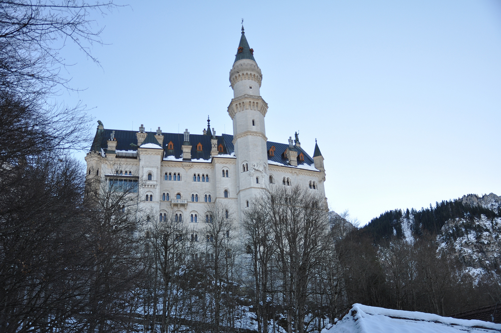 Märchenschloss im Winter