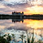 Märchenschloss Moritzburg im Abendlicht 