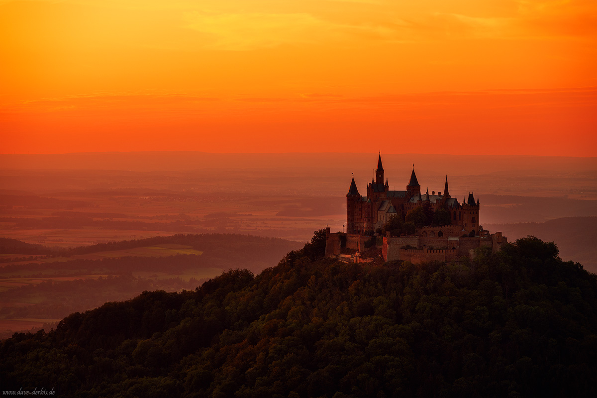 Märchenschloss zum Sonnenuntergang