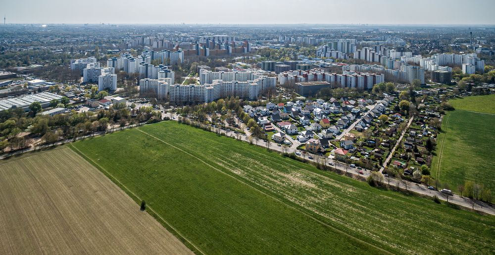 Märkisches Viertel (Berlin) aus der Perspektive der Drohne