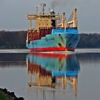 MAERSK FLENSBURG im Spiegel 