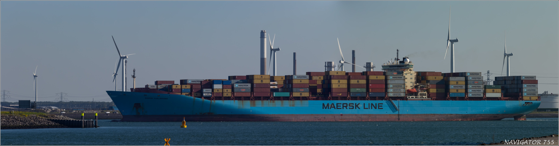 MAERSK KARLSKRONA / Container ship / Rotterdam / Bitte scrollen!