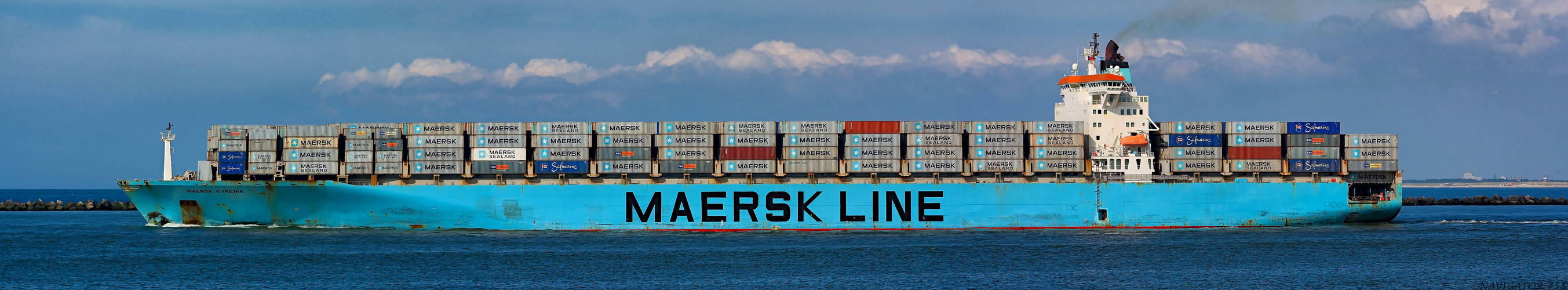 MAERSK KYRENIA / Container Ship / Maasmond / Rotterdam Bitte scrollen!