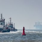 Maersk Mc-Kinney Möller auf dem Weg nach Bremerhaven