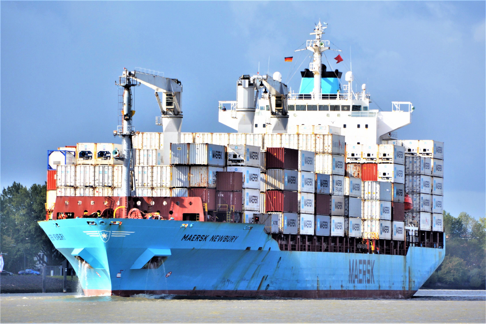 MAERSK NEWBURY  ,  ex. CAROLINE SCHULTE  ,  ex. CAP BISTI  