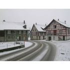 Märstetten: erster Schneefall auf dem Land