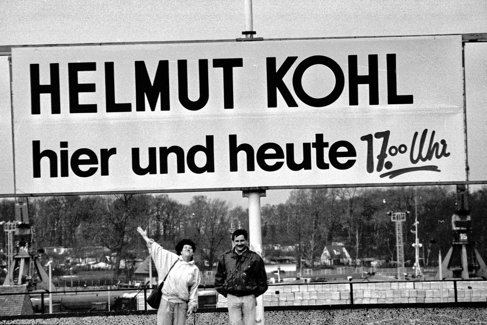März 1990 - Mit Helmut Kohl als CDU „Wahlhelfer“ im Rücken