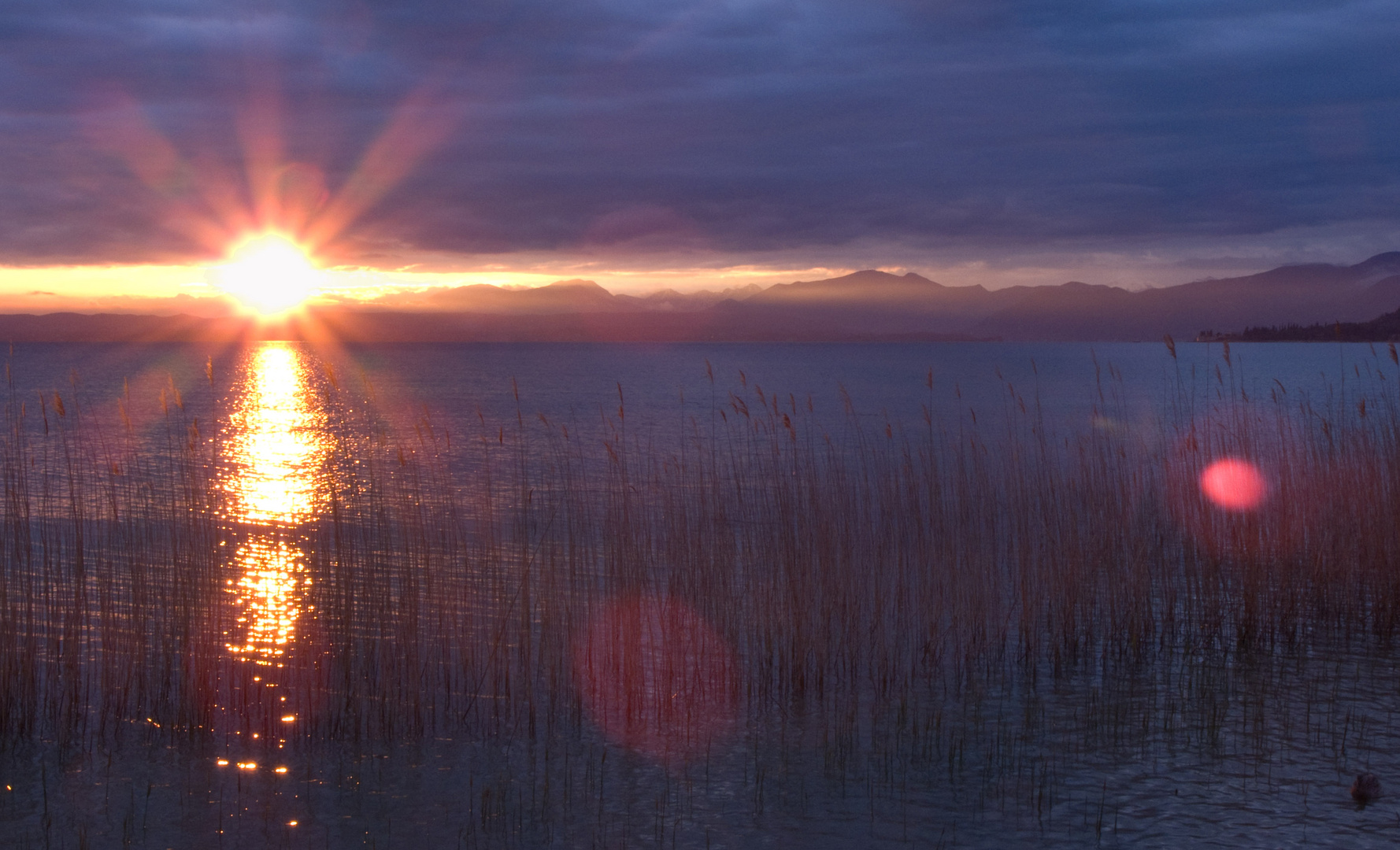 Märzabend am Gardasee