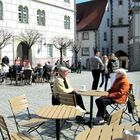 Märzende auf dem Marktplatz Wangen im Allgäu