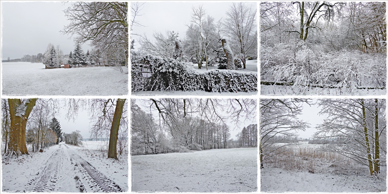 Märzschnee in Reetz