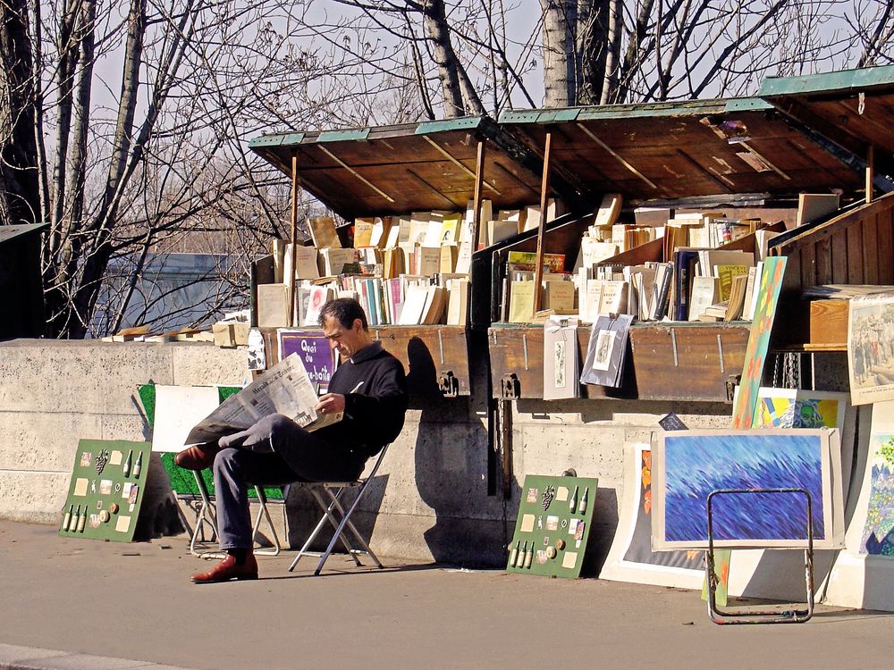 Märzsonne an der Seine